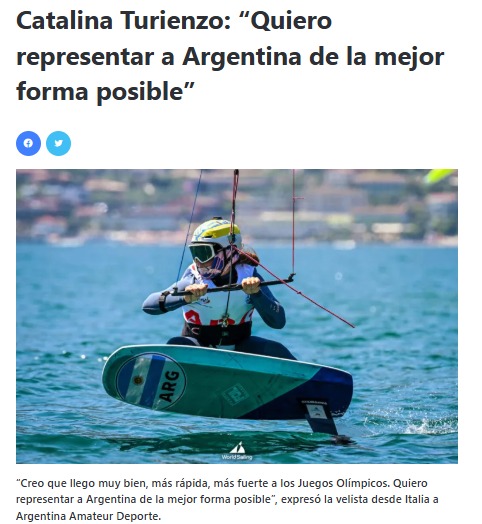 Catalina Turienzo y su camino a los Juegos Olímpicos